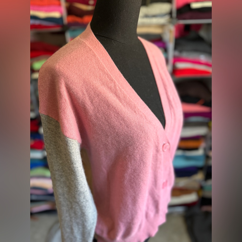 Vintage Cashmere Cardigan Sweater, Magaschoni, M